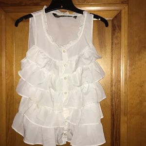 Adorable summer white top